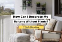 How Can I Decorate My Balcony Without Plants? - Craftsonfire