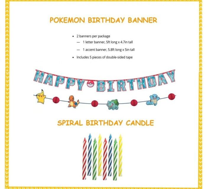 Pokemon Geburtstag Deko Ideen für die perfekte Party